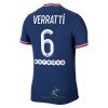 Officiële Voetbalshirt Paris Saint-Germain Marco Verratti 6 Thuis 2021-22 - Heren